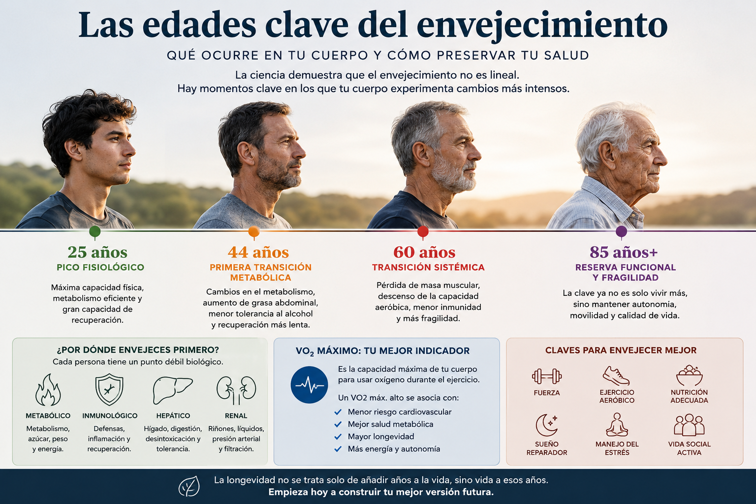 Edades del envejecimento